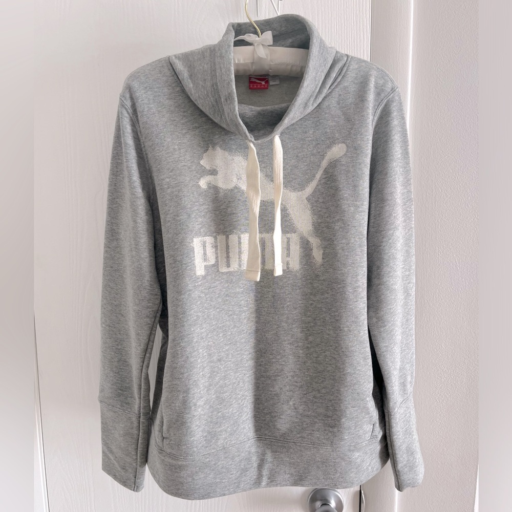 Puma - women’s sports blouse, gray, M